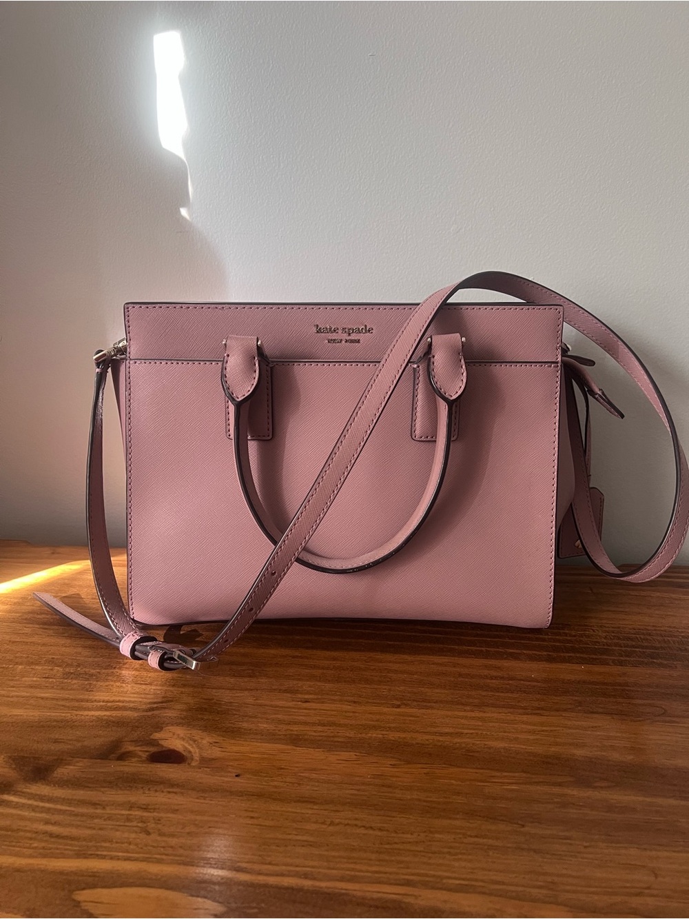Kate Spade Pink Cameron Medium Leather Satchel